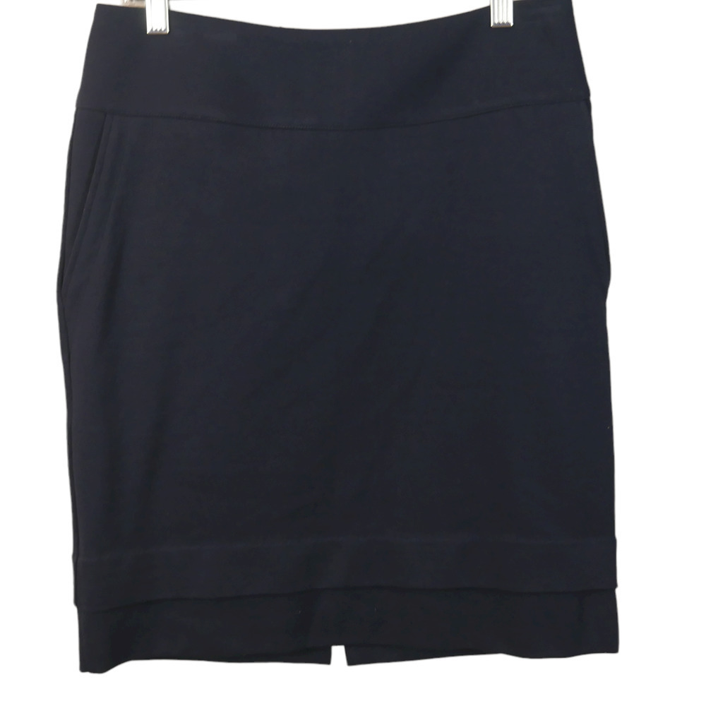Cabi Lido Dark Navy Pencil Skirt Size 4 - Picture 3 of 10